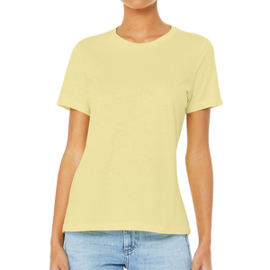 T-shirt surdimensionné 100% coton pour femmes T-shirts avec logo personnalisé avec motif solide respirant Style décontracté pour dames vente en gros - Product Image 4