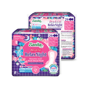 Sanita — serviette hygiénique sèche et résistante, garde d'aile, 29cm, 8 pièces - Product Image 3