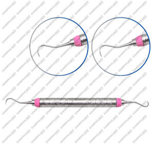 Sambrialmed Premium Manual Hu-Friedy Nouveau Lot de 5 Détartreurs Parodontaux à Double Embout Type Falciforme H6/H7 Instruments Dentaires de Haute Qualité CE - Product Image 3