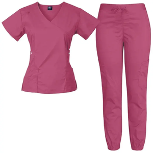 Offre Spéciale – Tenues Médicales Personnalisées Unisexe : Blouses et Ensembles d'Infirmières en Tissu Tissé Spandex/Polyester pour Hôpital - Product Image 1