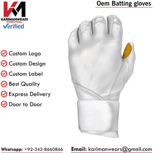 Guantes de Bateo de Béisbol Profesionales, Palma de Cuero Reforzado, Ajuste Cómodo y Duradero, Diseño Ligero - Product Image 4