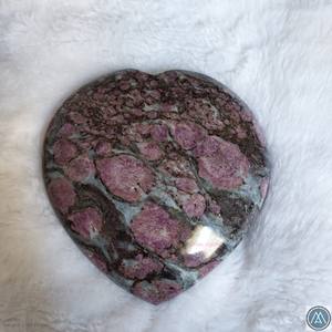 Piedra Preciosa Natural de Granate Rosa de 20 cm y 4,38 kg, Piedra de Corazón Grande y Esponjosa de Alta Calidad para la Paz, la Sanación, la Decoración y la Meditación - Product Image 2