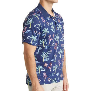 Polos de sublimación de tinte completo | Poliéster transpirable | Ropa deportiva de secado rápido | Proveedor OEM personalizado a granel - Product Image 3