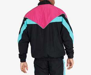 Customized Logo Men's Tracksuit Windbreaker Windproof Colorblock Nylon Set Suit Sport <b>Jacket</b> Track Zip up Tracksuits for Men - Product Image 5