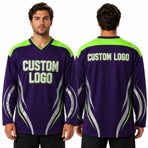 <b>Practice</b> <b>Ice</b> <b>Hockey</b> <b>Jersey</b> Custom <b>Wholesale</b> Professional Sublimated Embroidered - Product Image 1