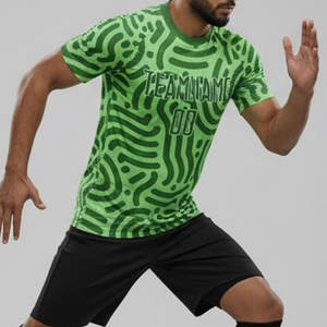 เสื้อฟุตบอลสมัยใหม่ วัสดุโพลีเอสเตอร์ทนทาน แขนสั้น แห้งเร็ว เหมาะสำหรับการฝึกซ้อมทีม ธุรกิจส่งออก - Product Image 5