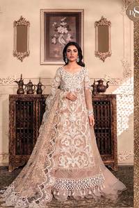 Vestidos de Novia de Diseñador Pakistaní, Colección de Trajes de 3 Piezas Cosidos, Vestido de Fiesta Más Vendido, Transpirable - Product Image 2