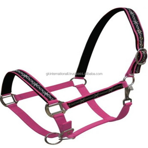 OEM licol de cheval en nylon personnalisé sangle double pli confort licou réglable pour chevaux - Product Image 3