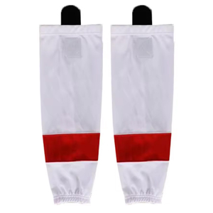 Chaussettes de hockey sur glace en coton respirantes, durables, écologiques, à séchage rapide, de haute qualité, à compression, hauteur genou, couleur et logo personnalisés - Product Image 2