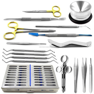 Professional Dental Implant Surgical Instrument <b>Kit</b> 16pcs Dentistry Surgery Set CE ISO Dental Instruments Top Supplier - Product Image 1