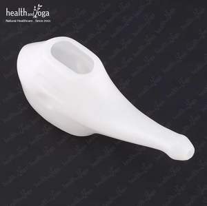 HealthAndYoga QwikFlo Travel Neti Pot Blanco para Lavado Nasal con Agua Pulsada 250ml Hidratante para la Nariz Diseño Compacto Venta al por Mayor - Product Image 3
