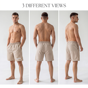Shorts coupe-vent pour hommes en gros, personnalisables avec logo brodé, imperméables, légers et résistants au vent pour la randonnée et le camping - Product Image 5