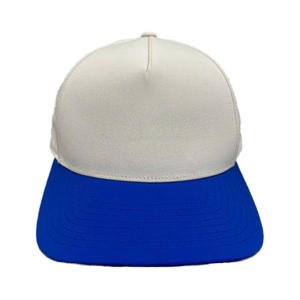 Street Style 2 Tone Terry Closure <b>Hat</b> Laser Cut Hole Inner Tape <b>Flat</b> Brim Unisex Golf Cap Injae Vina from Vietnam - Product Image 6