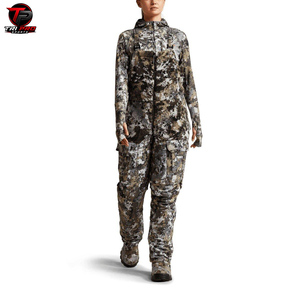 <b>Men</b> Outdoor Sherpa Fleece Digital Camouflage Hunting Field <b>Bib</b> Overalls Heavyweight High-Pile Fleece Dual Flap Cargo Pockets <b>Bib</b> - Product Image 2
