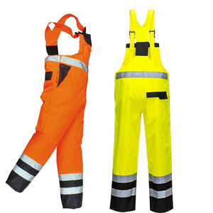 Overoles de Alta Visibilidad Personalizados con Tirantes, Ropa de Trabajo Protectora Resistente, Hebilla Ajustable, Unisex - Product Image 1