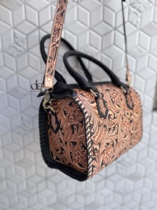 Hot- Selling Hand Tooled Carving Leather Speedy Handbag New Trending Gypsy <b>Boho</b> Shoulder Handmade Western Stylish Women Uses <b>Bag</b> - Product Image 2