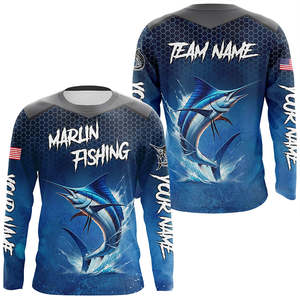 Camisa de Pesca de Manga Larga Transpirable con Protección Solar UPF 50 de Alta Calidad para Hombre y Mujer - Logotipo Frontal Personalizable 2026 - Product Image 3