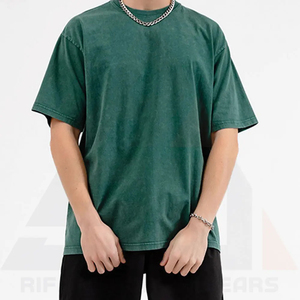 T-shirts amples vintage confortables et élégants à col rond, hauts décontractés tendance, respirants et à séchage rapide, 100 % coton - Product Image 1