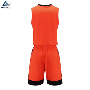 Uniforme de Baloncesto Deportivo Personalizado de Última Moda en Color Negro y Naranja de Alta Calidad - Product Image 2