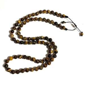Rosario islámico de 33 cuentas de cuerno de carnero, Misbaha Kombolo de la India, rosario de resina Tasbih para la devoción espiritual - Product Image 4