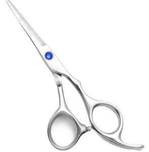 Tijeras profesionales de corte de pelo de acero inoxidable de hoja recta IMANS de calidad superior para el cuidado de mascotas - Product Image 1