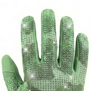 2026 MARGINAL SPORTS ถุงมือแบบเต็มนิ้ว สีเขียวพิมพ์ลายกลิตเตอร์ กันลื่น ระบายอากาศได้ สายรัดข้อมือปรับได้ กลางแจ้ง ทุกเพศ ทุกฤดูกาล - Product Image 3