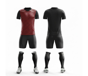 Uniforme de Fútbol Resistente, Kit de Sublimación para Equipos |   Tallas para Hombres, Mujeres y Jóvenes |   Ropa Deportiva Ligera de Secado Rápido para Entrenamiento - Product Image 1