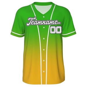 Custom Baseball Jersey Silk Screen Printed Stitched Breathable Quick Dry Moisture Wicking Team Sportswear Wholesale Men 100% - Product Image 3
