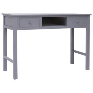 Escritorio de madera gris 43,3 "x 17,7" x 29,9 "para uso en computadora - Product Image 2
