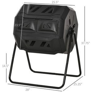 Contenitore per Compostaggio Moderno ed Ecologico, Forma di Foglia in Plastica PP, Dimensioni Personalizzabili per Esterni, Stile Semplice con Confezione in Scatola - Product Image 3