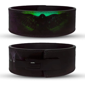 Ceinture de musculation en cuir de vachette personnalisée avec logo 2026 pour la compétition – Ceinture de powerlifting en cuir de vachette de qualité professionnelle - Product Image 6