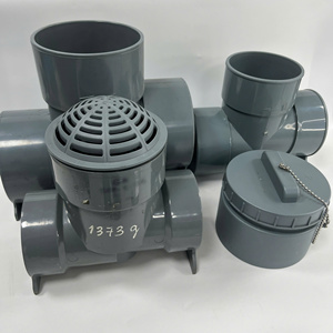 Connecteur en T de tuyau en PVC de haute qualité avec capuchon d'extrémité et couvercle de crépine pour système de drainage OEM/ODM usine en gros Vietnam - Product Image 5