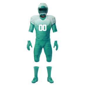 Wholesale OEM High Stretch Breathable American Football Uniform Custom Stitched Team <b>Name</b> Moisture-Wicking Training Jersey Short - Product Image 6