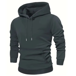 <b>Men's</b> Comfortable Warm Cotton <b>Pullover</b> Hoodie Set Customized Designs Sweatpants Streetwear Style for Casual Wear - Product Image 4