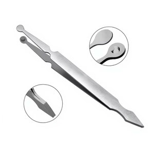 Pinza de sujeción manual para bolas cautivas de 4.5 pulgadas, de acero inoxidable alemán, certificada MOL, para joyería corporal - Product Image 1