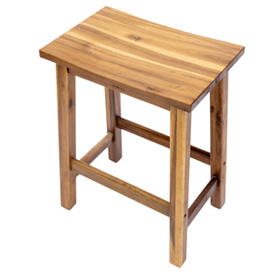 Modern Water Resistant Acacia Wood Bar <b>Stools</b> Vietnam-Durable Eco-Friendly Furaka Bar Furniture for Hotel Dining Living Room Use - Product Image 1