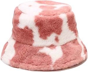 Chapeau d'hiver personnalisé de haute qualité en fausse fourrure à imprimé léopard pour femmes, chapeau bob confortable et élégant pour le temps froid - Product Image 6