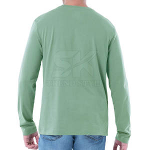 Camisetas de Manga Larga Lisas para Uso Diario, Transpirables, con Logotipo Personalizado - Product Image 2