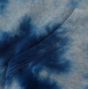 Sudadera con Capucha Tie-Dye para Hombre, 100% Algodón, Felpa Francesa, Estilo Casual para Otoño, Diseño con Bolsillos, Corte Regular, Tejido de Punto - Product Image 4