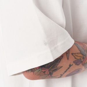 Camiseta Oversize para Hombre de Algodón de Alta Calidad, Corte Relajado, Estilo Urbano, Camiseta Blanca de Primera Calidad para Personalización de Marca - Product Image 6