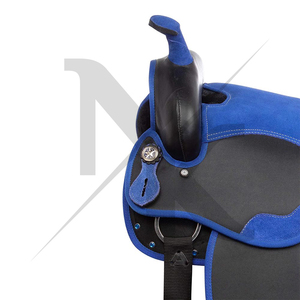 Selle Western en cuir véritable de qualité supérieure pour l'équitation, la course de barils, le ranch, le trail, le cowboy – Fabricant OEM personnalisé - Product Image 4