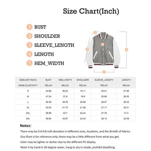 Veste universitaire de haute qualité en gros pour hommes, broderie chenille, manches en cuir, veste universitaire personnalisée de style baseball - Product Image 3