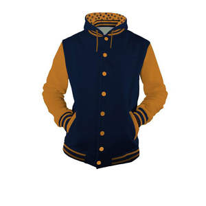 Chaqueta Varsity de Alto Rendimiento para Hombre, Logotipo Personalizado, 100% Lana, Transpirable, Resistente al Viento, Manga Larga, Color Personalizado, Ropa de Invierno - Product Image 4