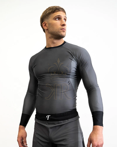 เสื้อรัดกล้ามเนื้อแขนยาวพรีเมียมสำหรับบราซิลเลียนยิวยิตสู BJJ สำหรับการฝึกซ้อมแบบ No Gi MMA และการฝึกซ้อมกีฬาต่อสู้ - Product Image 4
