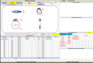 Anillo de Compromiso con Diamante Cultivado en Laboratorio, Corte Baguette Trillion, Oro Rosa, Tres Piedras, Claridad VVS1-VVS2, Certificado IGI, Lujoso - Product Image 6