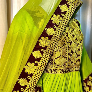 High Quality Bohemian Style Gypsy Afghani Tribal Handmade Embroidered Patchwork <b>Loose</b> Long Breathable Plus Size Women's <b>Dress</b> - Product Image 2