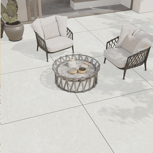 Carreaux de sol en porcelaine antidérapants 1000x1000 conçus sur mesure Revêtement de sol intérieur de bureau poli Texture de bois Salon tendance - Product Image 2