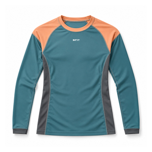 Wholesale <b>Rash</b> <b>Guard</b> Men & <b>Women</b> Long Sleeve Stretch Compression Top Protection Sportswear Apparel - Product Image 2