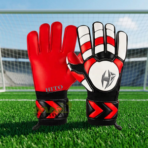 Goalkeeper Gloves Custom Logo Best Quality Finger Save Goalkeeper Gloves Extra Finger Protection Latex Goalkeeper Gloves OEM - Product Image 5