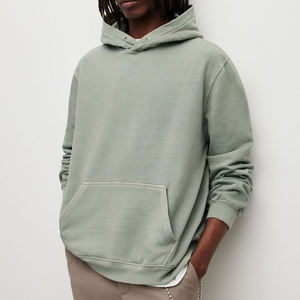 Sweat à capuche personnalisé pour homme avec logo en relief, en molleton de coton épais, pour les marques de streetwear américaines - Product Image 5